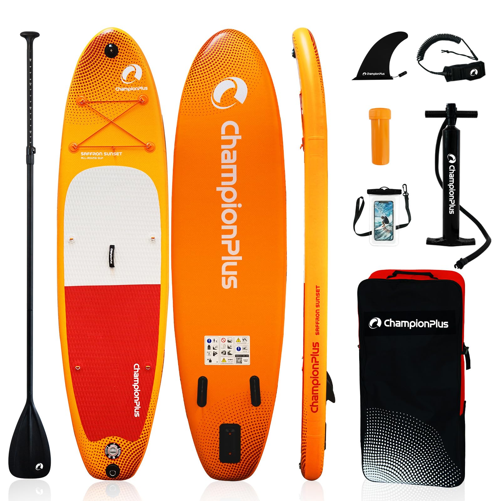 Sup Board, SUP Board Set, Stand Up Paddling Board Aufblasbar, Wassersport, Paddel, Pumpe, Rucksack, Leash, 320 x81 x15CM