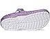 Crocs Kids Classic Lined Glitter Clog (Toddler) - Bottom View