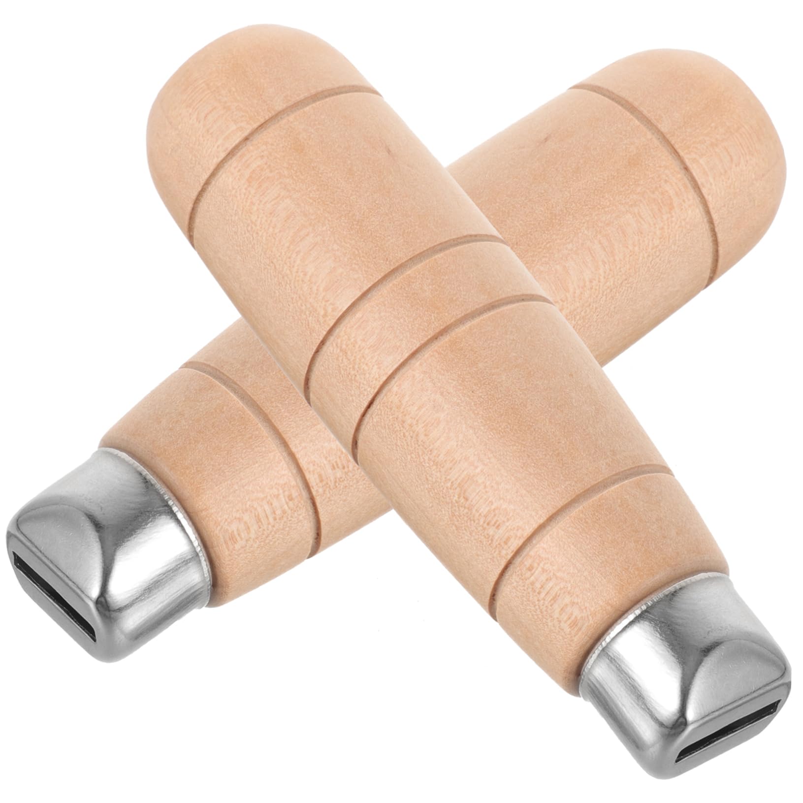 HANABASS 6 Juegos Mango de Repuesto para Cuchillo de Cocina de Madera de Mango Antideslizante Ergonómico para Control al Cortar Verduras para Restaurantes y Doméstico