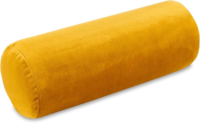 cuscino cilindrico divano visco foam 40 x 15 cm velluto - cuscino