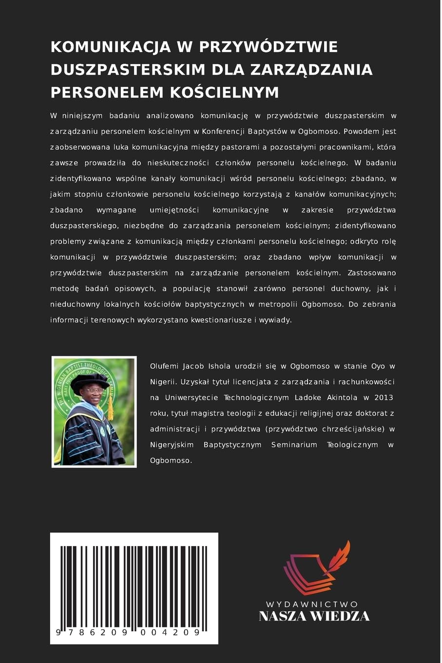 Komunikacja W Przywództwie Duszpasterskim Dla ZarzĄdzania Personelem KoŚcielnym: Stawanie si¿ skutecznym przywódc¿ s¿u¿ebnym