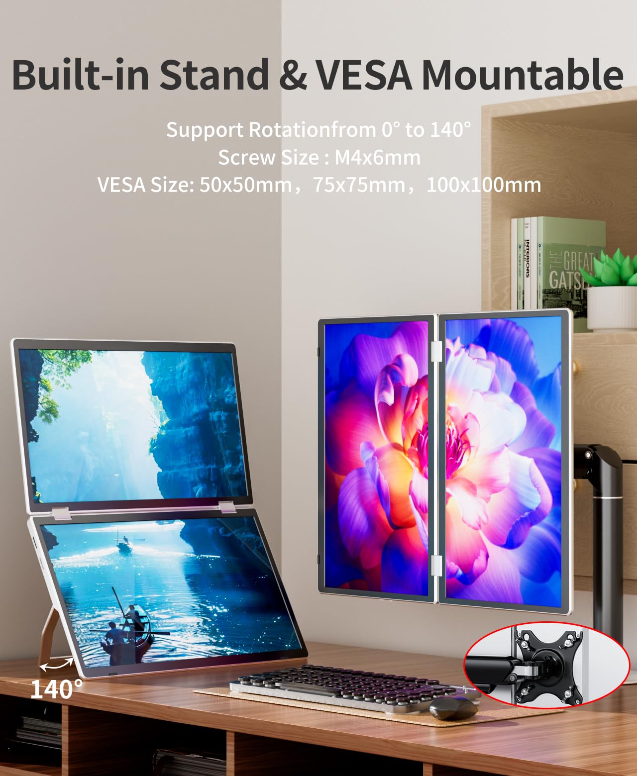 LAPTOMO M2 15.6インチ デュアルモニター モバイルモニター Amazon.co.jp: Laptomo M2 デュアルポータブルモニター ノートパソコン