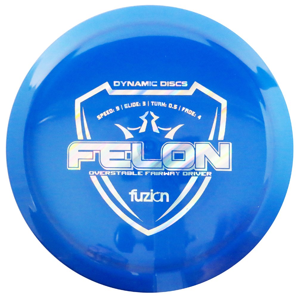 Dynamic Discs Fuzion Felon Fairway Driver Golf Disc [Colors May Vary] - 173-176g