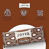 Vista 4 de Joyva Halvah cubierta de chocolate, 8 onzas