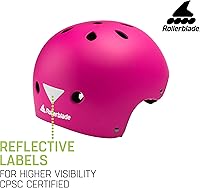 Vista 6 de Rollerblade Casco RB JR para niños, color rosa