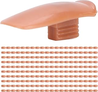 300pcs Practice Nail Tips with Strong ABS Material for Nail Art DIY, Salon Practice, and Training Practice Hand Acrylic Nails Tips
