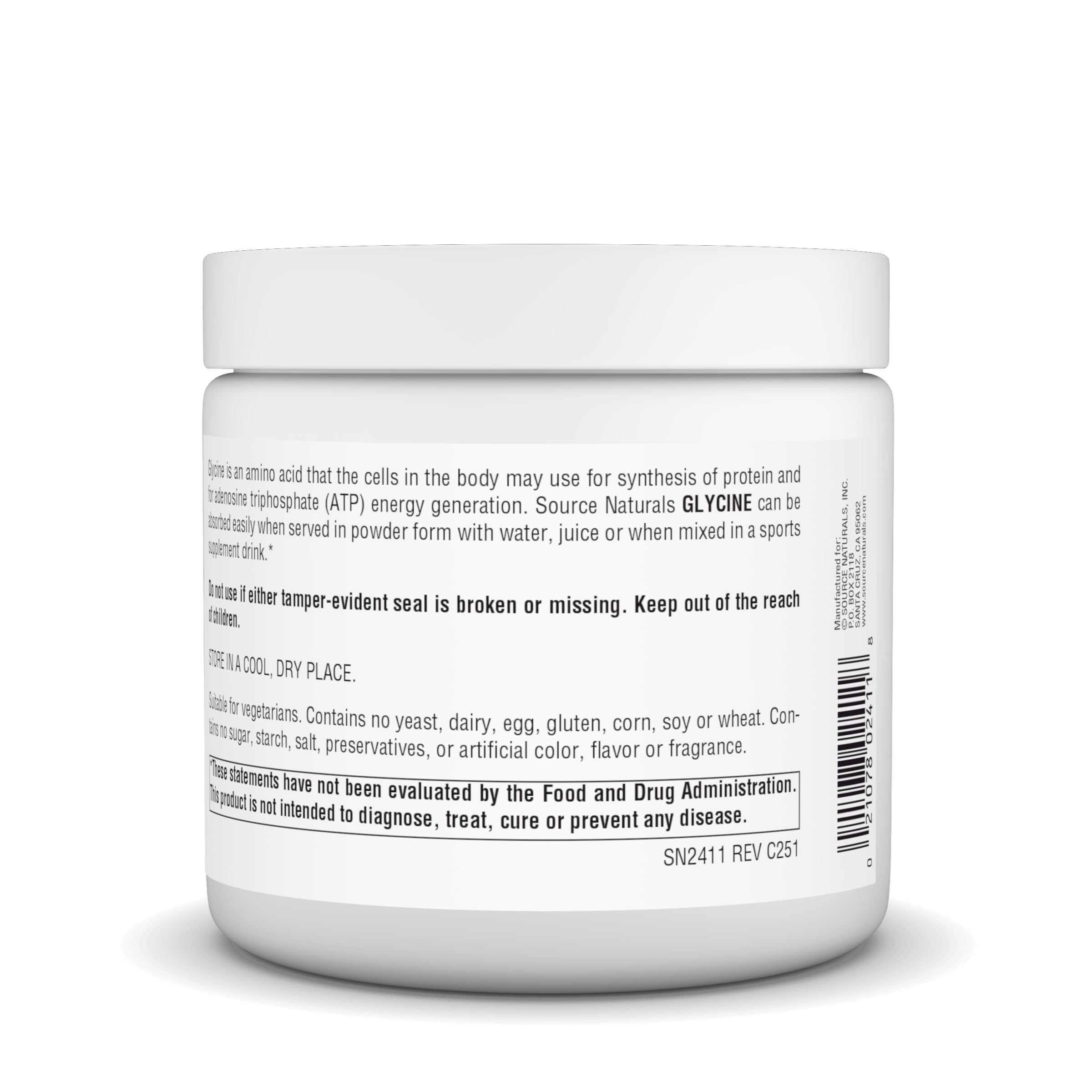 Source Naturals, Glycine, 227 Grams - 8oz. Powder — Amazon image 5