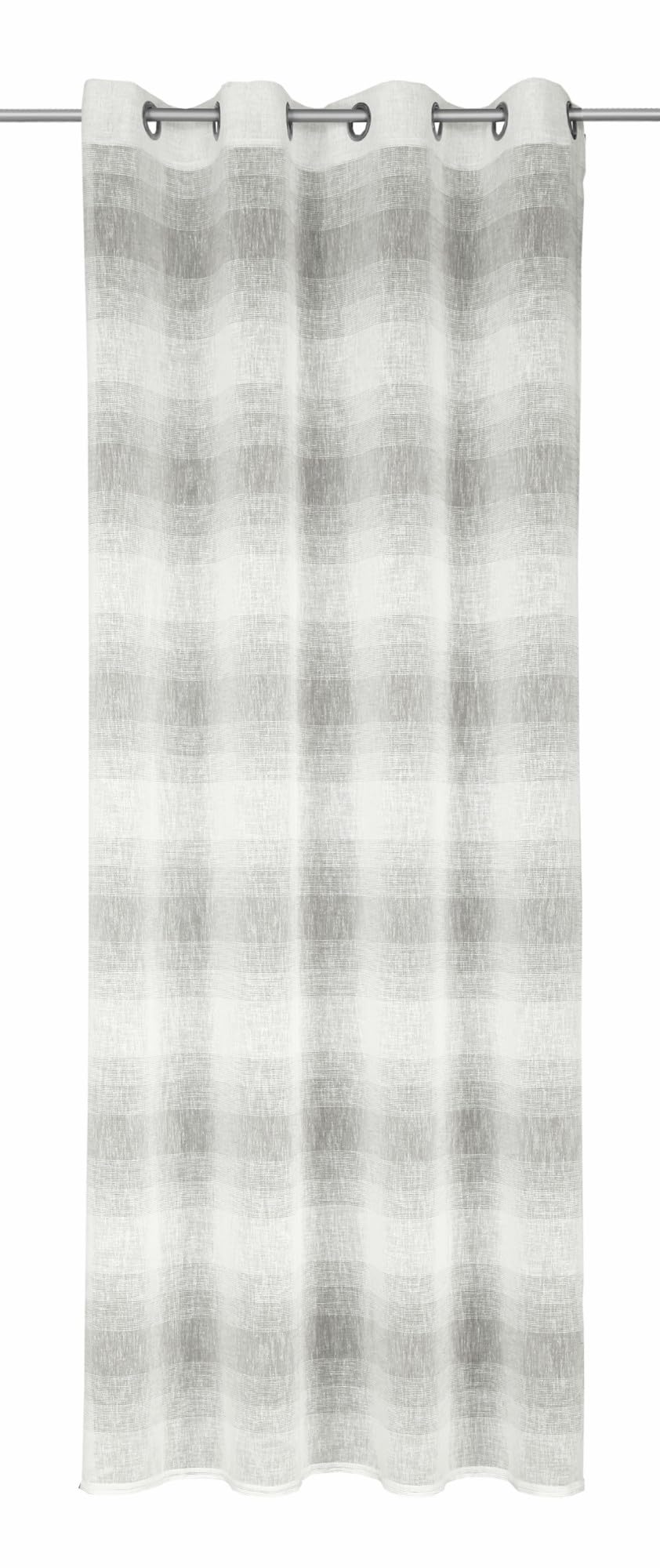 Rideaux opaques gris 135x245 cm Sehlbach à œillets