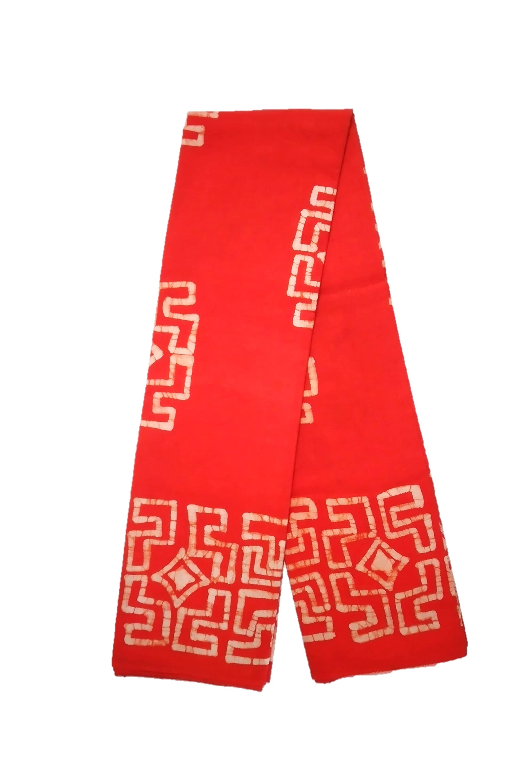 Men's cotton lungi, batik print, 2 meter, red, unstitched-picture-28
