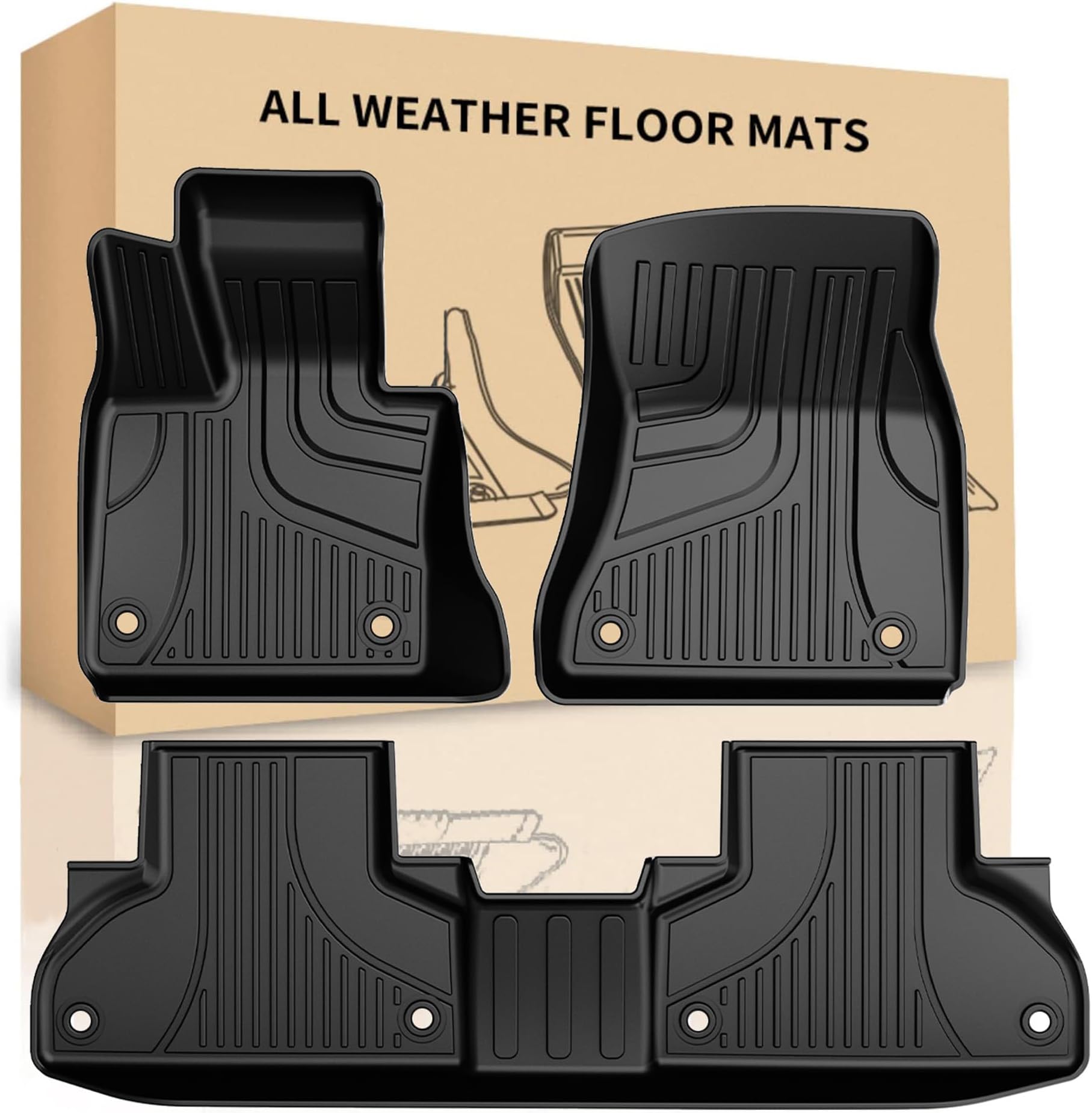 Original 20142018 X5 Floor Mats for BMW X5 (G05) All