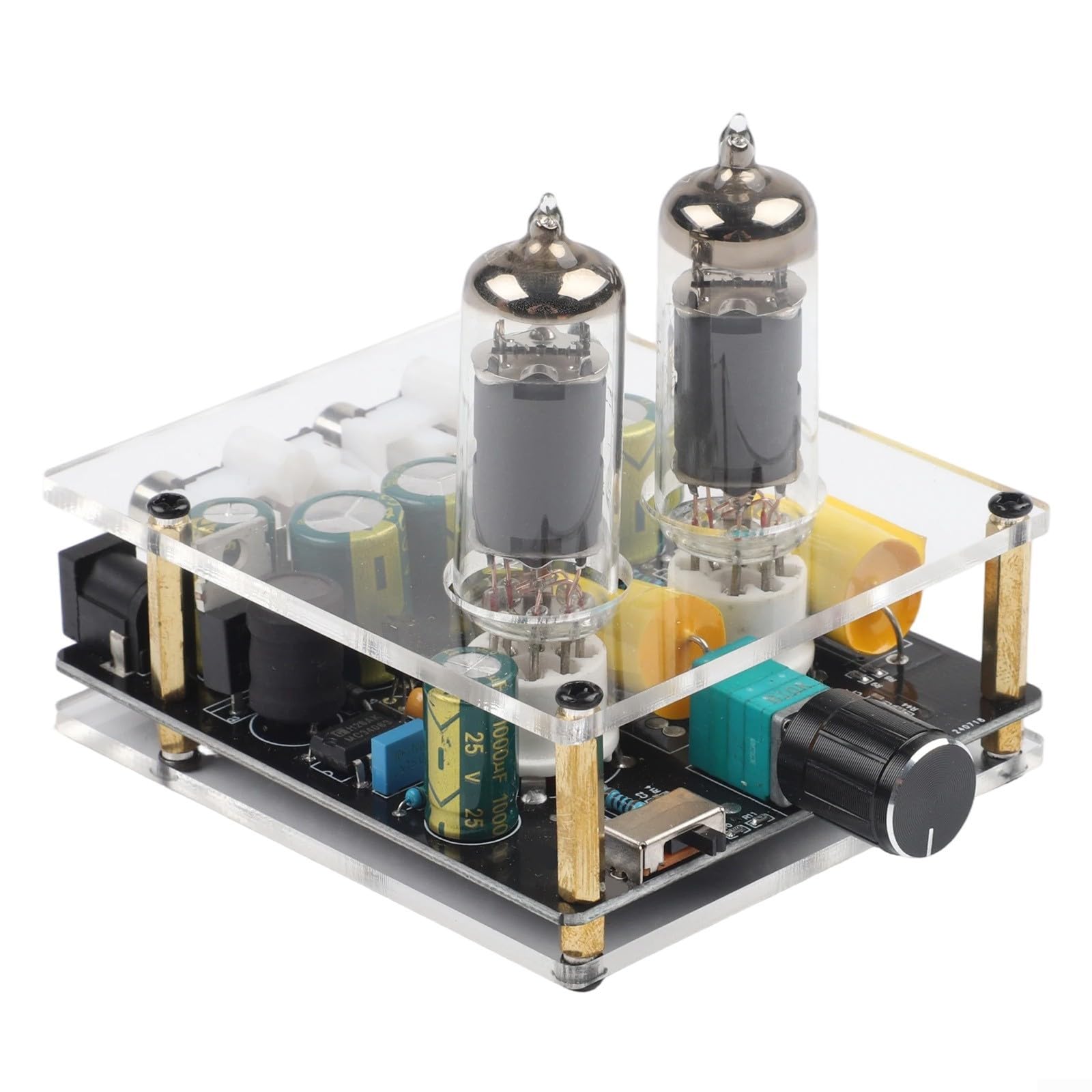 Préamplificateur à tube 6K4 Classe A résout le manque de puissance audio DC12V