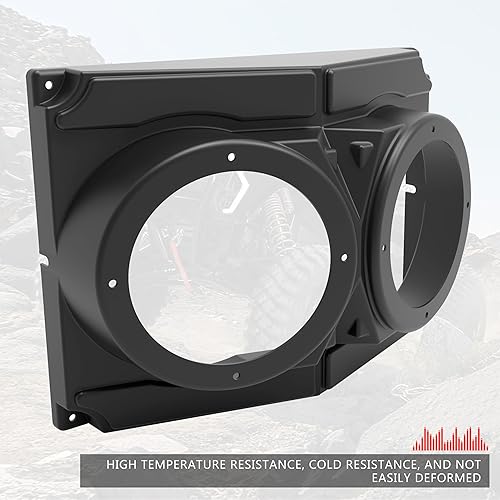 Miniatura 5 de Caja de altavoces UTV para Polaris RZR, resistente al agua, sistema de altavoces universal de 6.5 pulgadas, caja de cápsulas de techo duro para