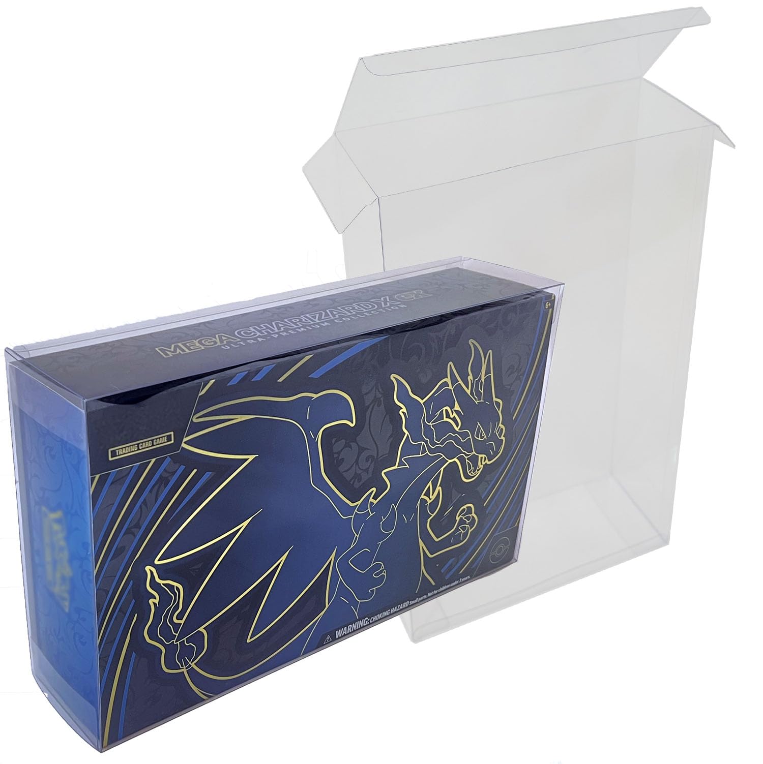 Platinum Protectors Étui de Protection pour Boîtes de Collection Ultra Premium UPC 151, Mega Charizard X ex et Terapagos ex - Résistant aux UV et aux Rayures (Pack de 2)