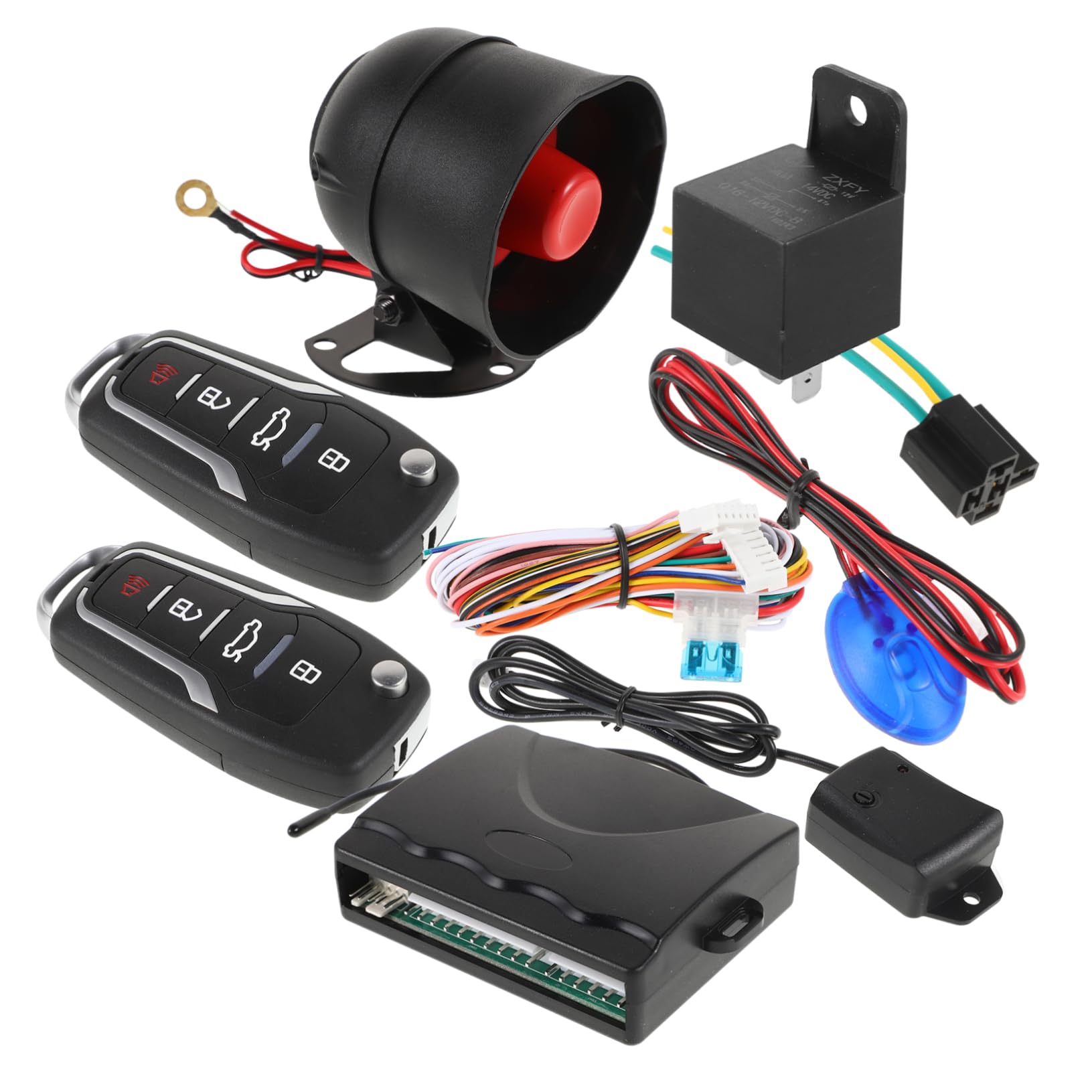 OUNONA Remote Start Kit for Car Keyless Entry System Central Locking Auto Security Door Lock Easy Install