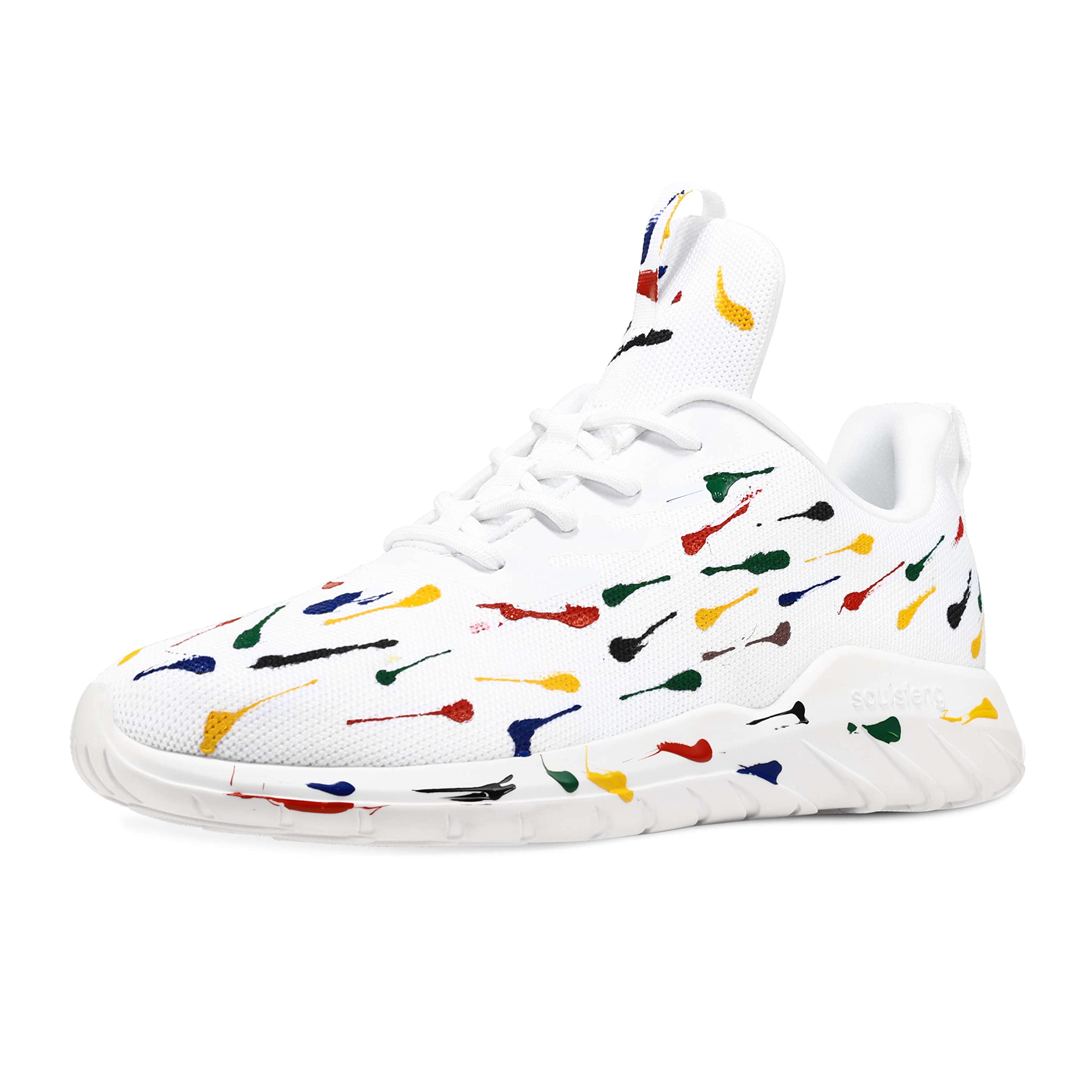 soulsfeng Zapatillas Running Hombre Zapatillas Deportivas Mujer Antideslizantes de Malla Transpirable Ligera Zapatos Casual Bajas Zapatos para Correr de Moda Unisex