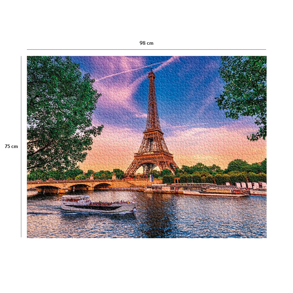 Nathan - Puzzle da 2000 pezzi - Paris au fil de l'eau - Adulti e bambini a partire dai 14 anni - Puzzle di alta qualità - Perfect fit - Urban Collection - 87884