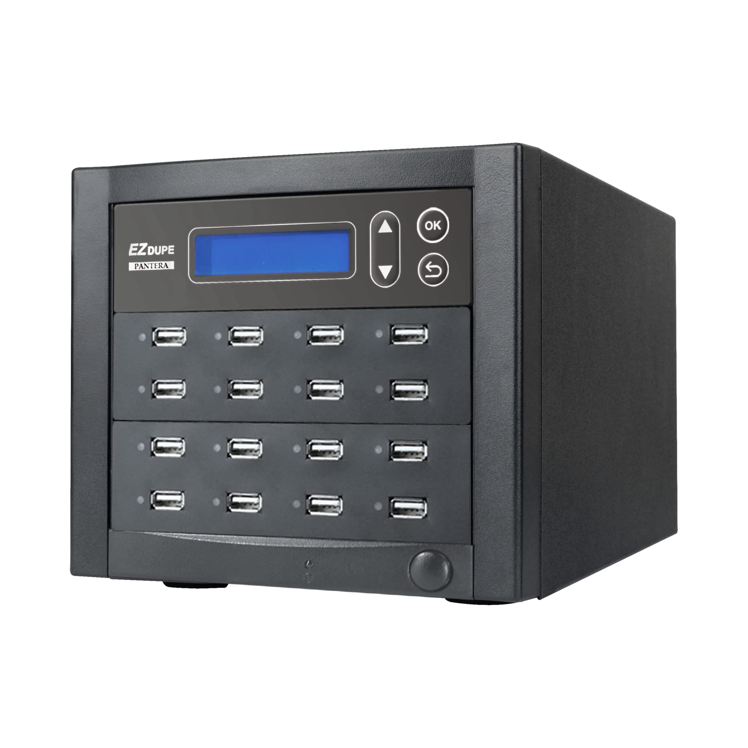 EZ DUPE Duplicateur de Clé USB à 15 Ports Cibles - Duplicateur et Effaceur Autonome de Clé USB (USB Pantera)