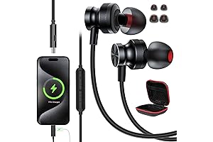 APETOO Wired Headphones for iPhone 15/16 Pro Earphones