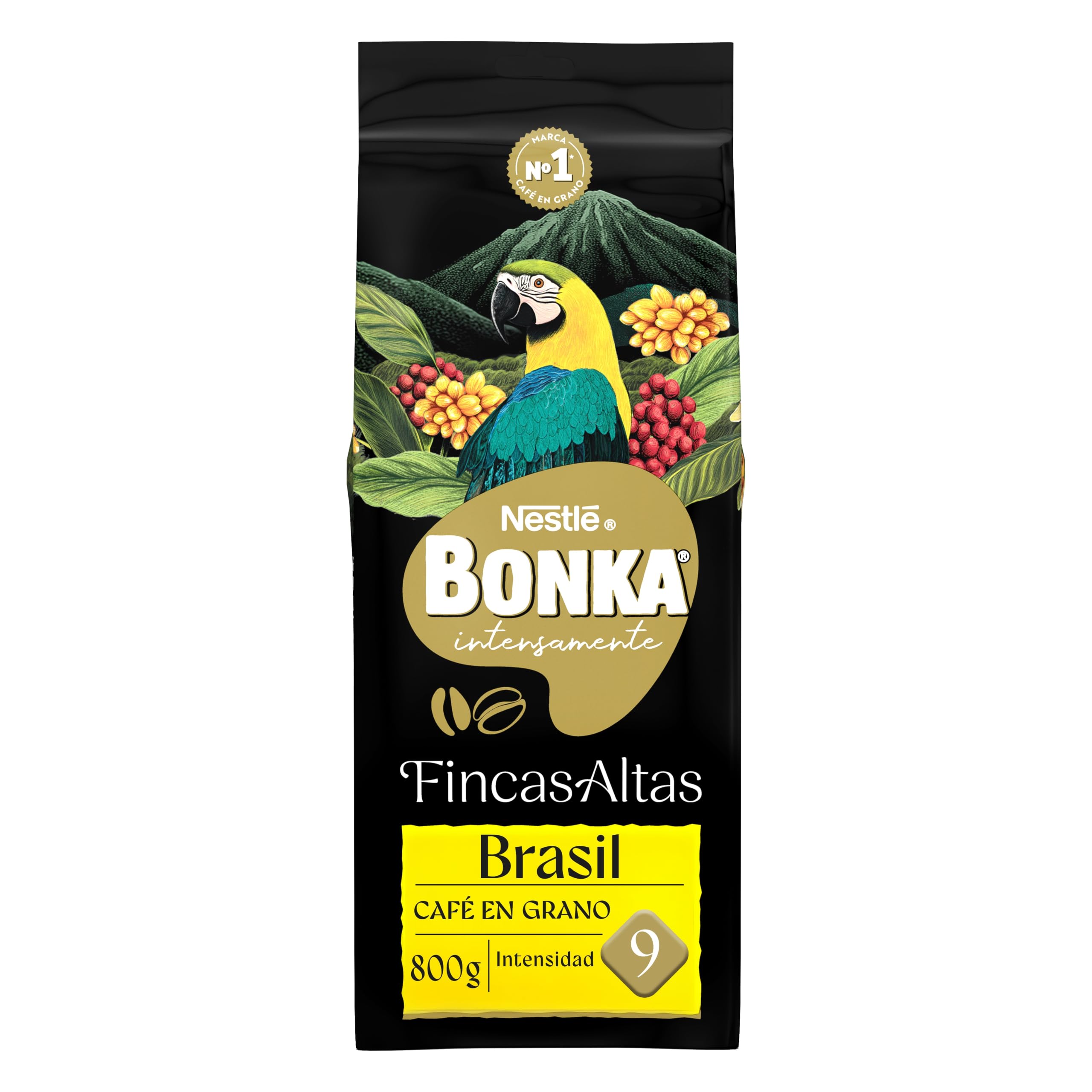 BONKA Cafe Grano Natural Arábica Brasil 800g