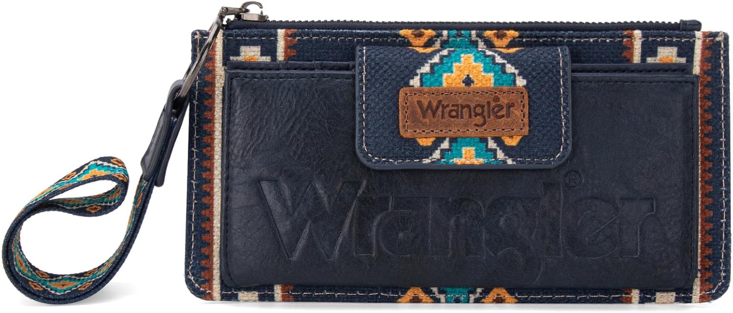 Wrangler Wristlet Wallets for Women Western Clutch Purse Rfid Wallet Womens - Image 4
