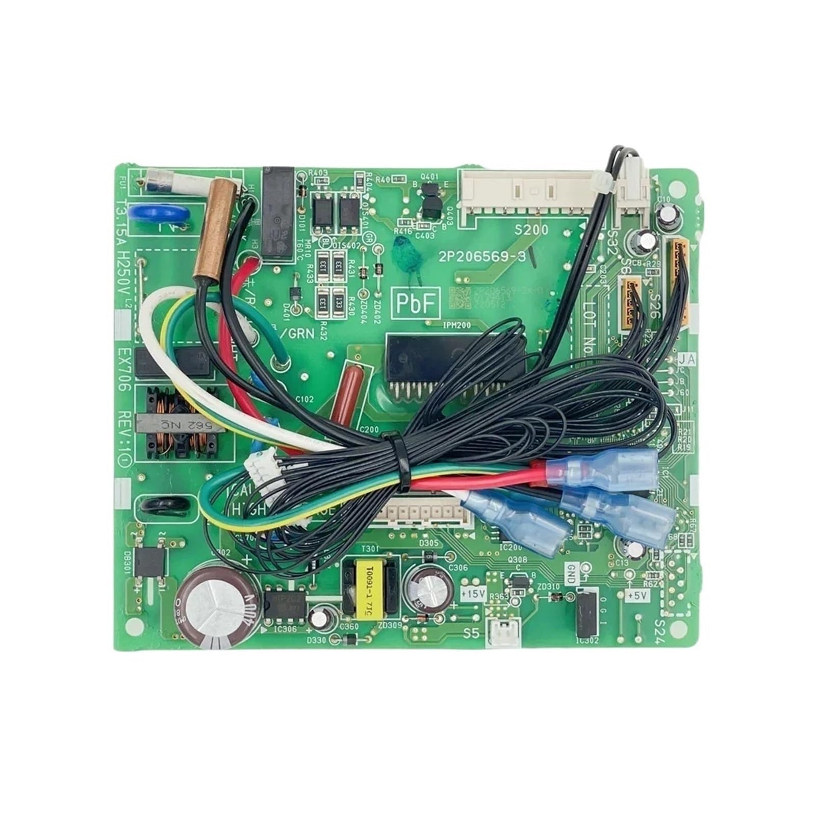 Genterun One Color 2P206569-3 Indoor Unit Control Board，Compatible For Daikin，Air Conditioner Circuit Pcb Ac Main Board