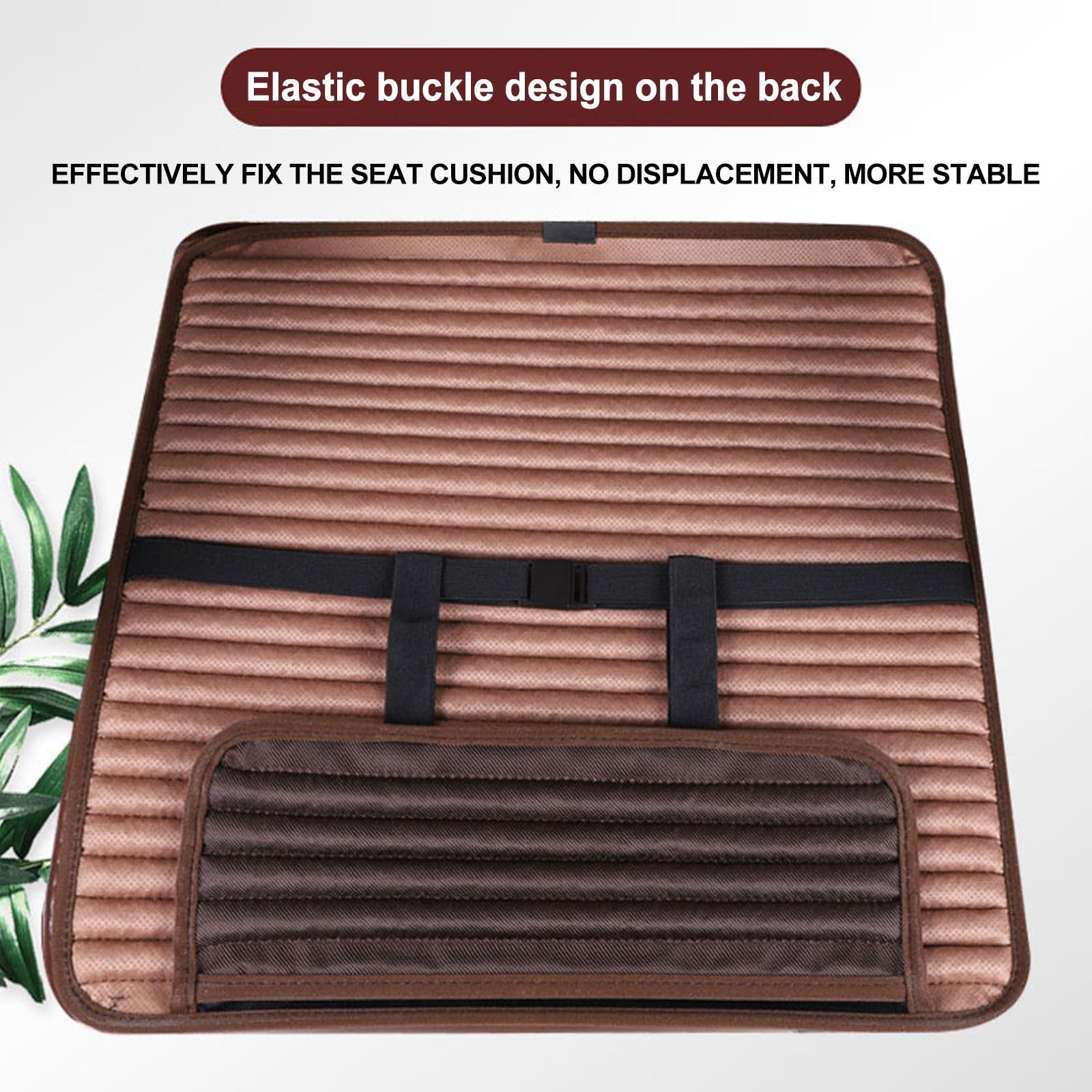 Cojin Silla Oficina de Trigo Sarraceno, Cojin Coxis Refrescante, Cojines para Sillas, Cojin Antiescaras de Verano para Sillas, Almohadillas para Glúteos Adecuadas para Cocina, Hogar y Oficina(Black,50