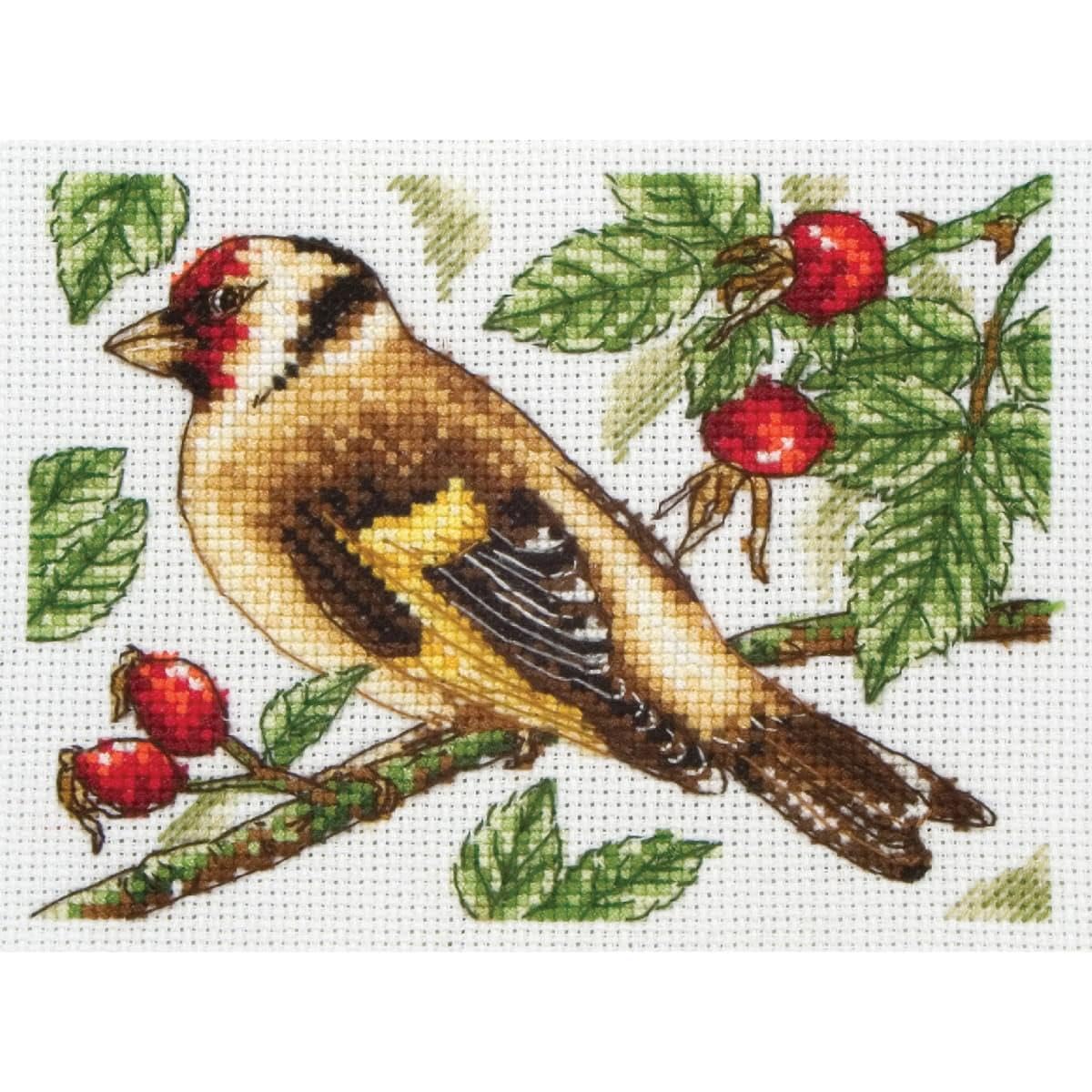 Anchor Counted Cross Stitch Birds Goldfinch