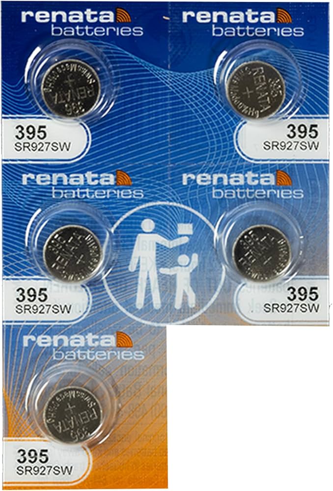 Amazon.com: Renata Watch Battery Swiss Made 395 or SR927SW Or AG7