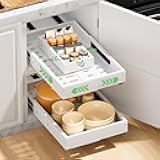 2 Pack Pull out Cabinet Organizer, Width (10