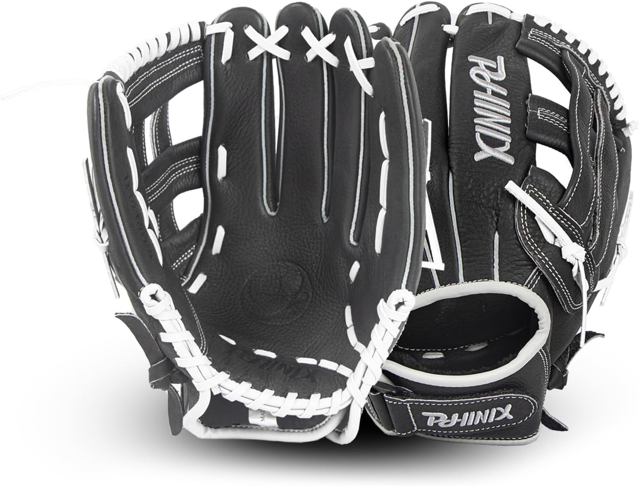 PHINIX Adult Full Grain Leather Baseball Slow-Pitch Softball Glove 12.5 Inch