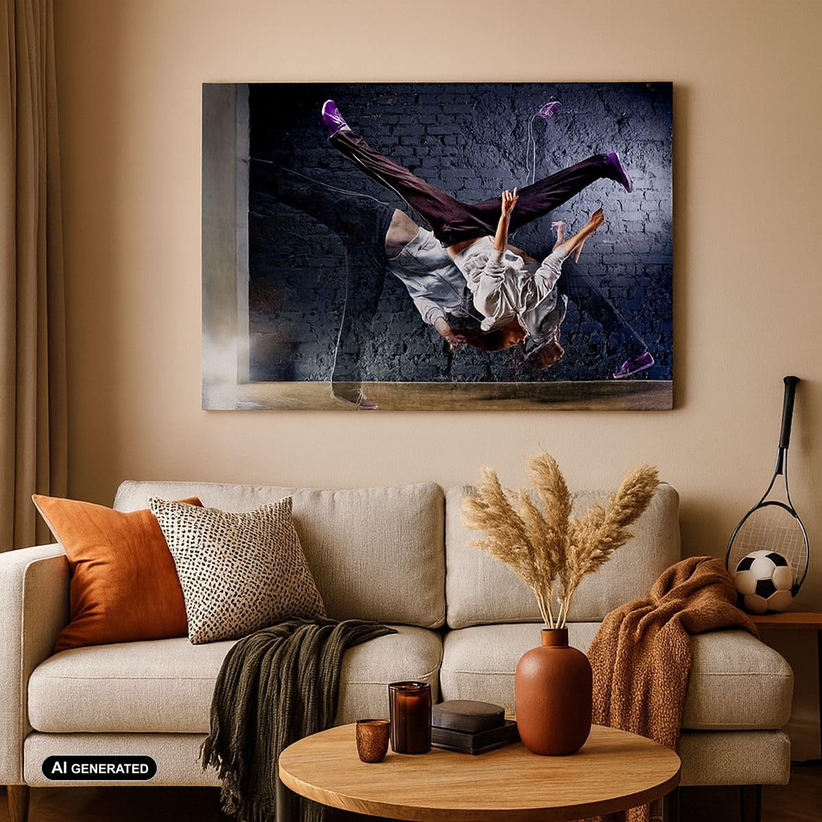 Moderno Quadro su Tela 70x50 cm Stampe da Parete Persone Sport - 2110