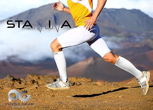 Miniatura 69 de Physix Gear - Calcetines de compresión 20-30 mmHg, para hombres y mujeres, para correr, enfermeras, espinillas, vuelo, viajes