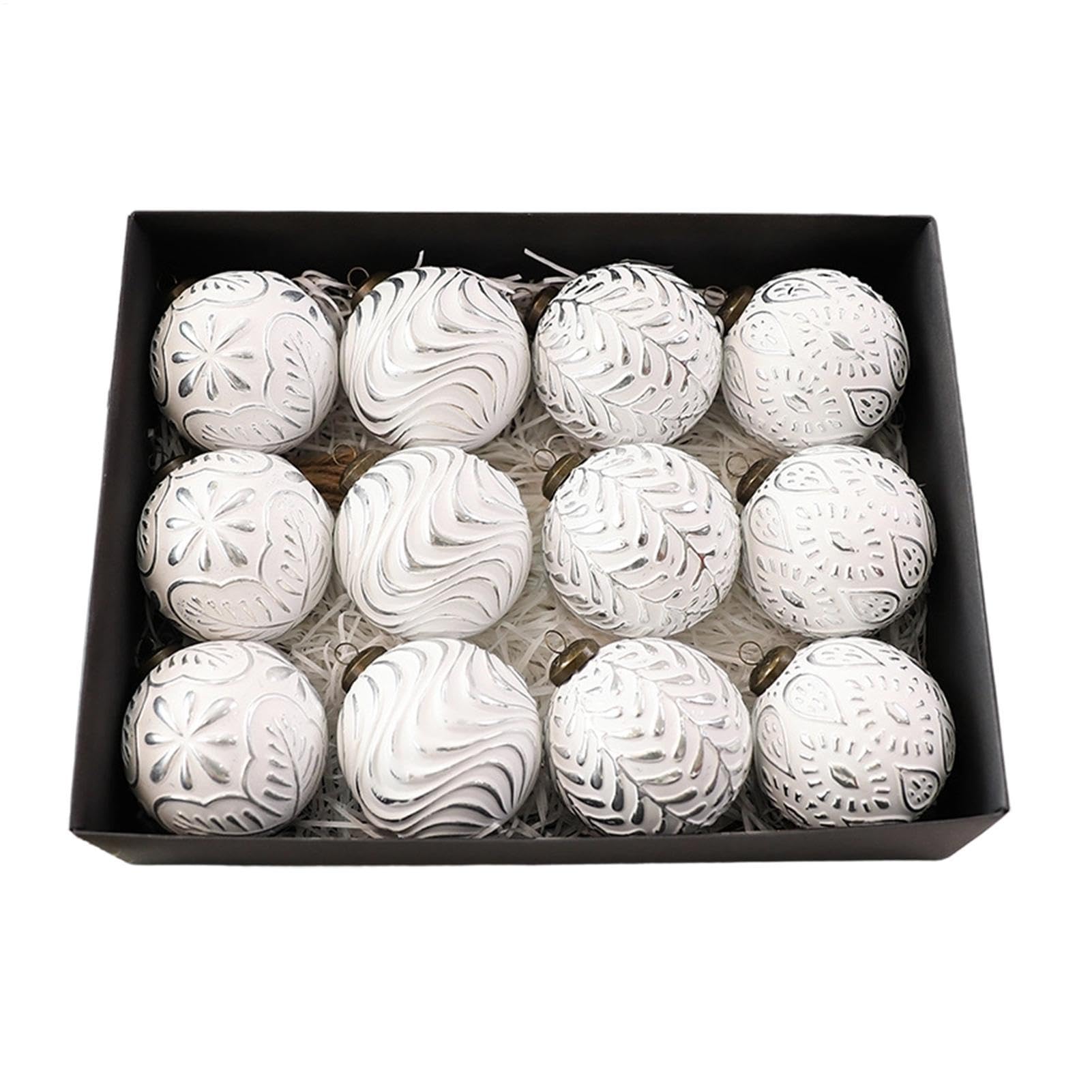 Bolas Navideñas Pack De 12 Piezas Colgante Vintage para Colgar