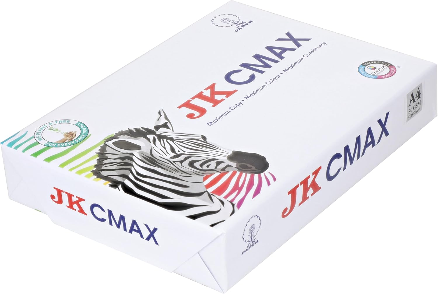 Premier Stationery JK CMAX A4 Paper 500 Sheets 80 GSM, Copy Printing