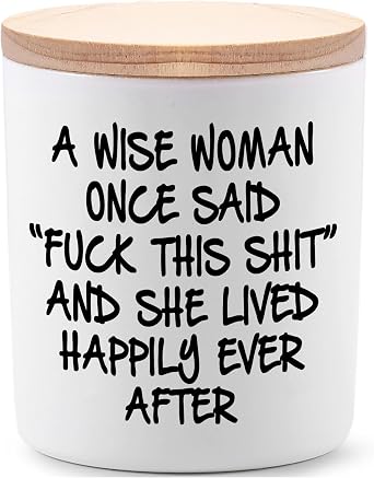 Birthday Candles Gifts for Women Funny Unique Mothers Day Christmas Birthday Gag Gifts for Sister Best Friend Her Wife Girlfriend Women Lavender Scented Soy Candle