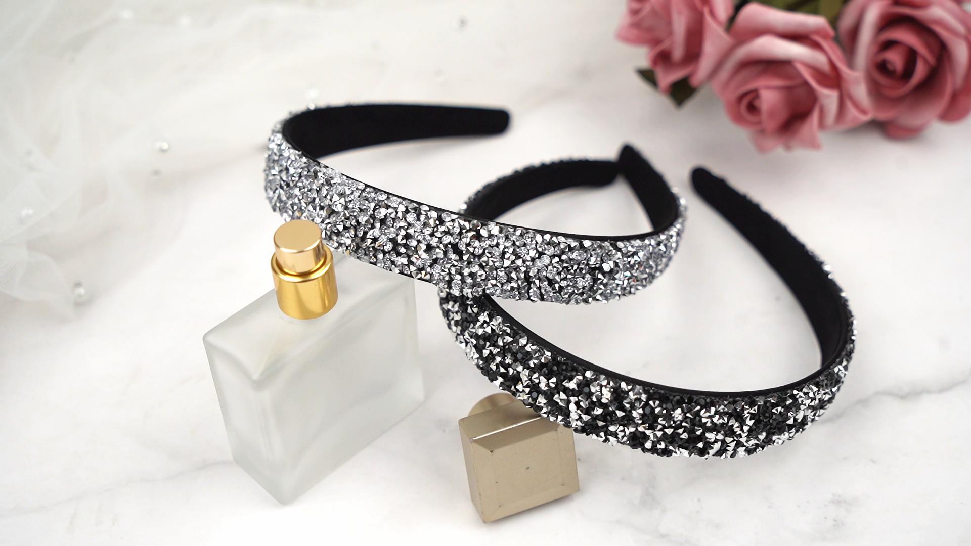 Amazon.com : Mxxipp 2Pcs Rhinestone Headbands Crystal Sparkly
