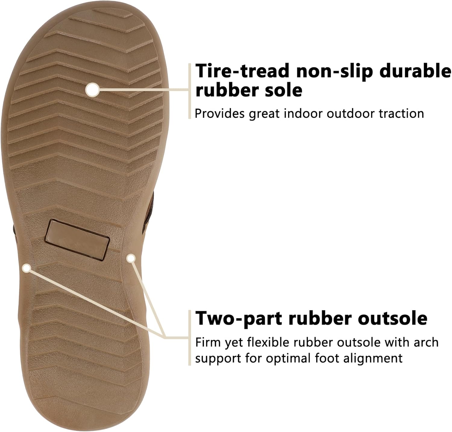 Men's Heavy Duty Soft Summer Beach Sandals Sport Cushion Flip Flops – Arch Support & Comfort Casual Thong Slip On Indoor Outdoor | Durable Non-Slip Sole - Image 7