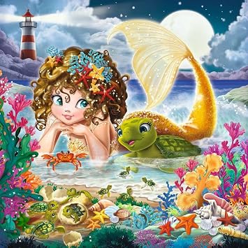 Ravensburger 3x49 Parça Yapboz WD Mermaid