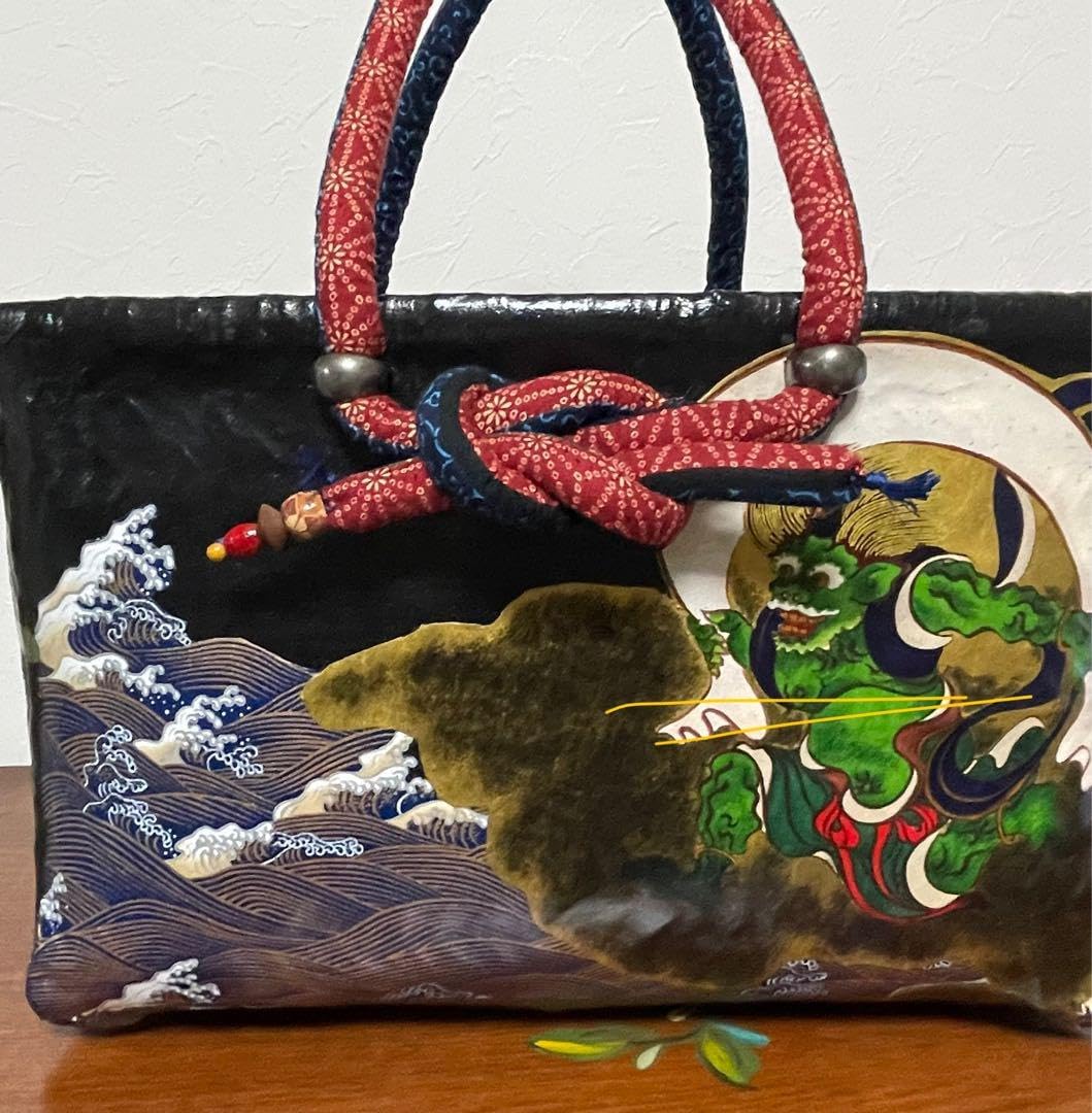 一閑張り 風神雷神