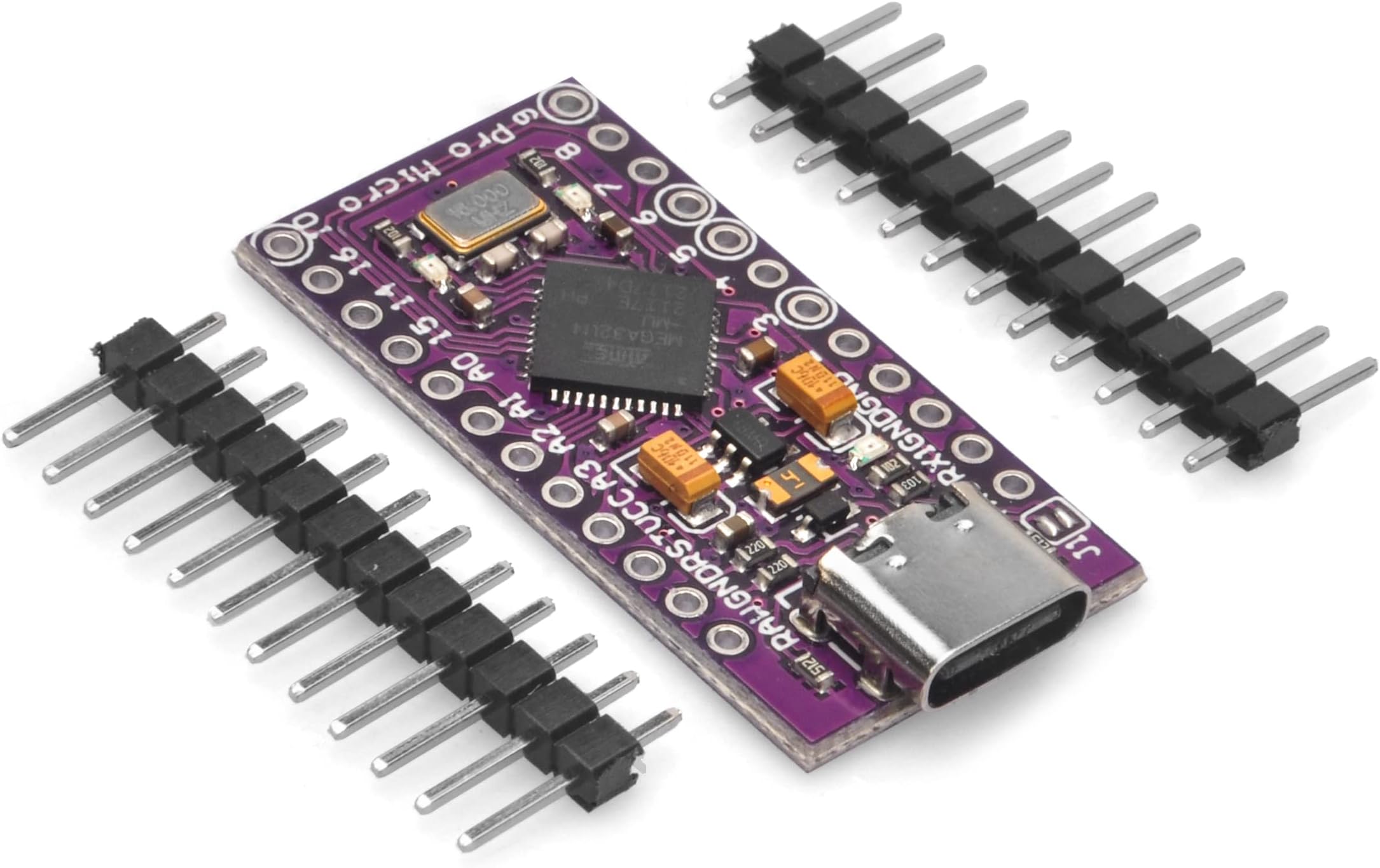 OSOYOO Pro Micro Board Leonardo 5V/16MHz Module Board USB-C Port for Arduino