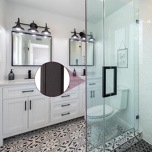 Miniatura 5 de Tira magnética para puerta de ducha, tira magnética flexible, repuesto para puerta de ducha de vidrio batiente semimarcada enmarcada (2 rollos, 63