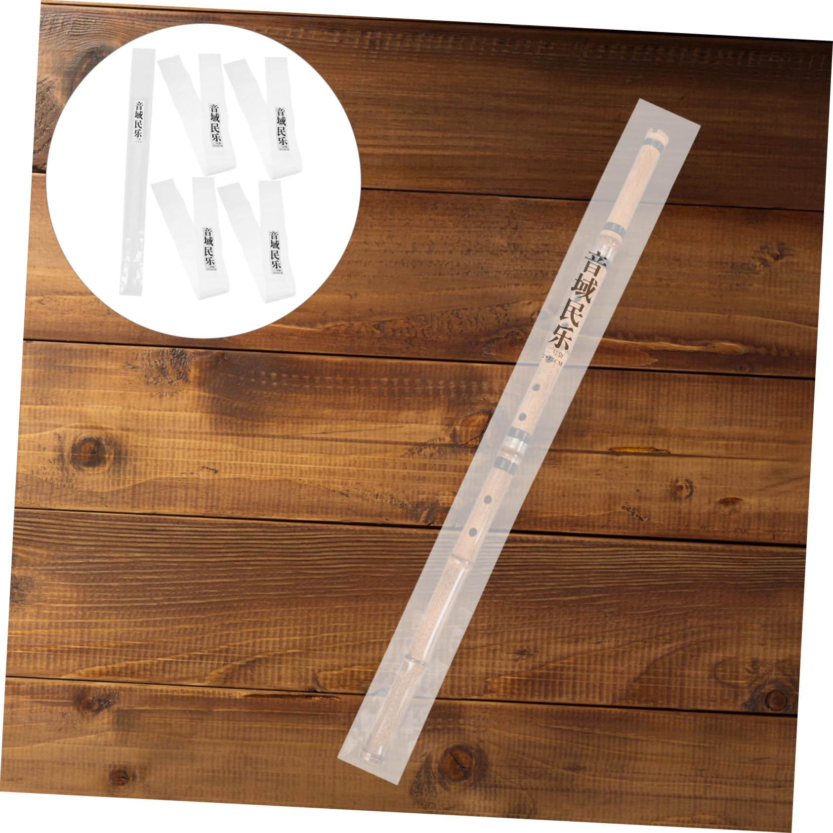 HEMOTON Flute Storage Organizer 5 Pcs Vertical Flute Bag Portable Carrying Case Travel Pouch Sealed Storage Pouch for Bamboo