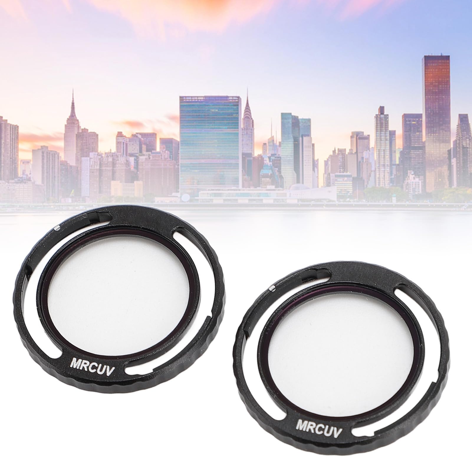 Kameraobjektivfilter für Avata 2 Drohne, 2 Stück UV-Filter, Optisches Glas, Drohnenobjektivfilter, Zubehör mit Aufbewahrungsbox