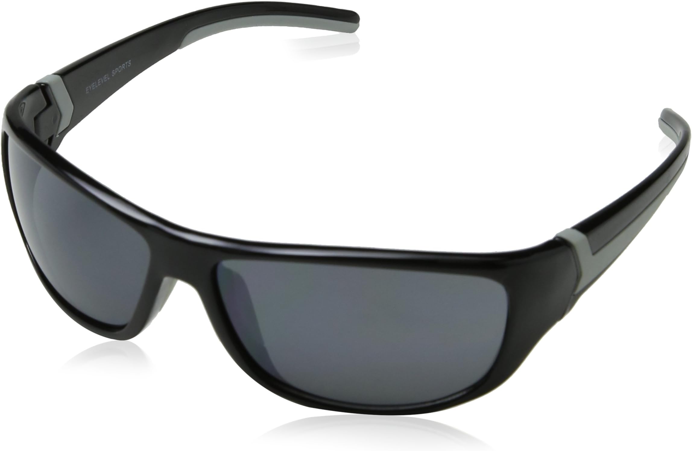 Men's REBEL REBEL Oval Sunglasses 65, Black/Grey/Grey Mirror