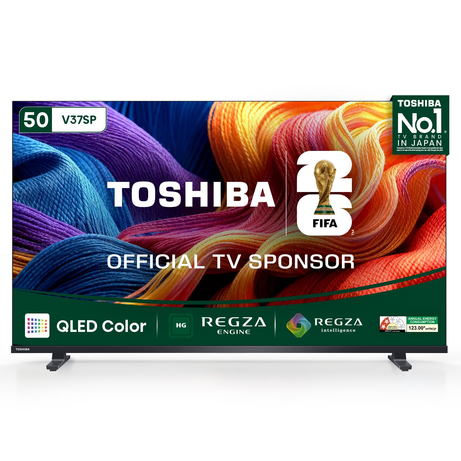 Toshiba 50 Inch QLED Smart TV (50V37SP) | 60 Hz | REGZA Engine, VIDAA OS, Voice Remote, Game Mode, DTS Virtual:X, Dual Band WiFi, Direct LED-image-38