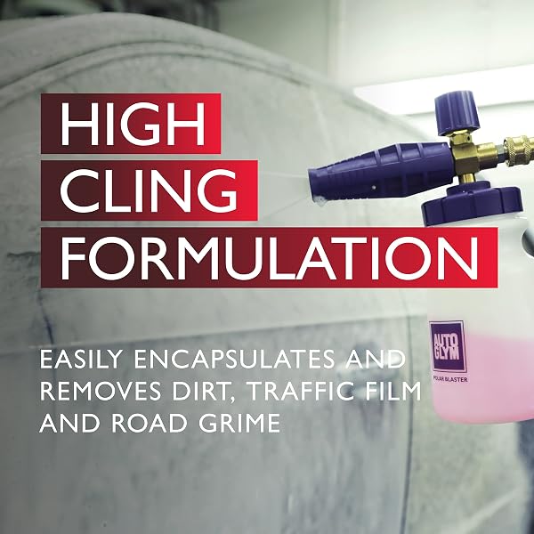 Autoglym Polar Wash, 2.5L Snow Foam (5L when diluted), High Cling Thick Foam, pH Neutral Car Shampoo, Streak Free, Safe for All Wheels and Tyres, Paint & Trim, Cologne - 3
