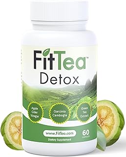 7-in-1 Detox Cleanse & Green Tea Extract Capsules for Weight Loss and Belly Fat - Garcinia Cambogia Appetite Suppressant Fat Burner & Weight Loss Pills for Women & Men with Apple Cider Vinegar
