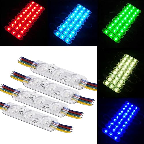 Miniatura 2 de Luces LED de módulo, 40 pies SMD 5050 Luz de ventana de escaparate impermeable Luces LED de negocios Luz decorativa para tienda Señales de letras