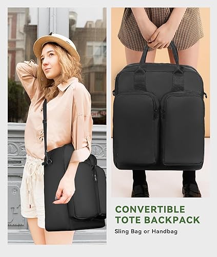 Miniatura 3 de Mochila de viaje para laptop, mochila de negocios para hombres y mujeres, mochila universitaria resistente al agua para portátiles de 17 pulgadas,