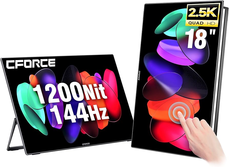 C-FORCE CF016xT 144Hz モバイルHDディスプレイ Amazon.co.jp